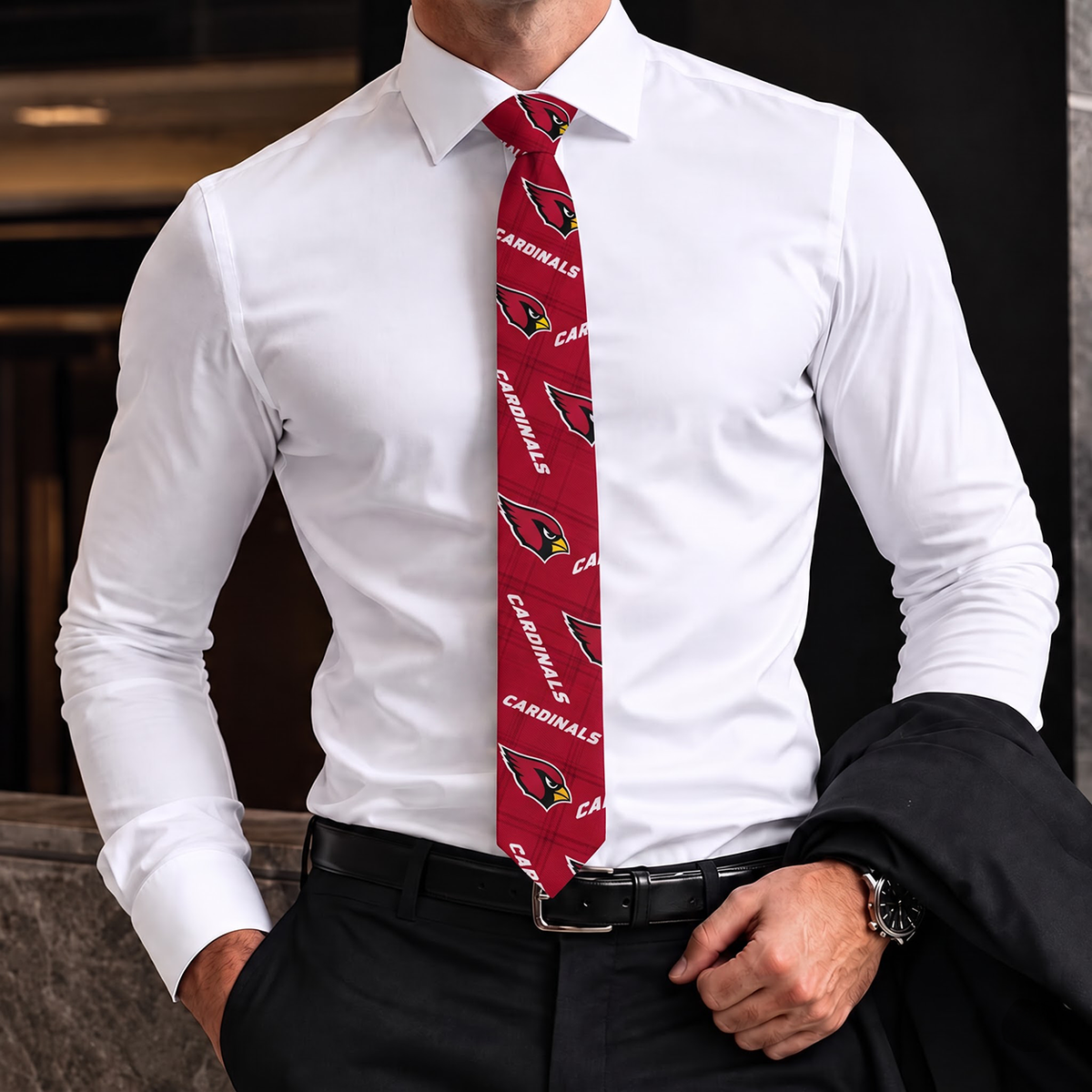 AC x NFL Personalized Men NeckTie
