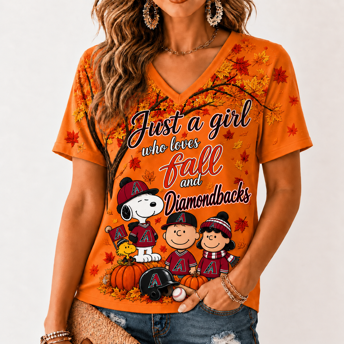 AD Premium MLB Fall Season V-Neck
