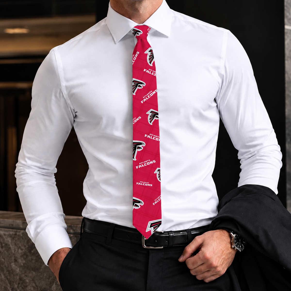 AF x NFL Personalized Men NeckTie