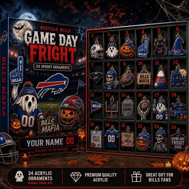 BB x NFL Customized Halloween Blind Box Advent Calendar 2026 Gift For Fan