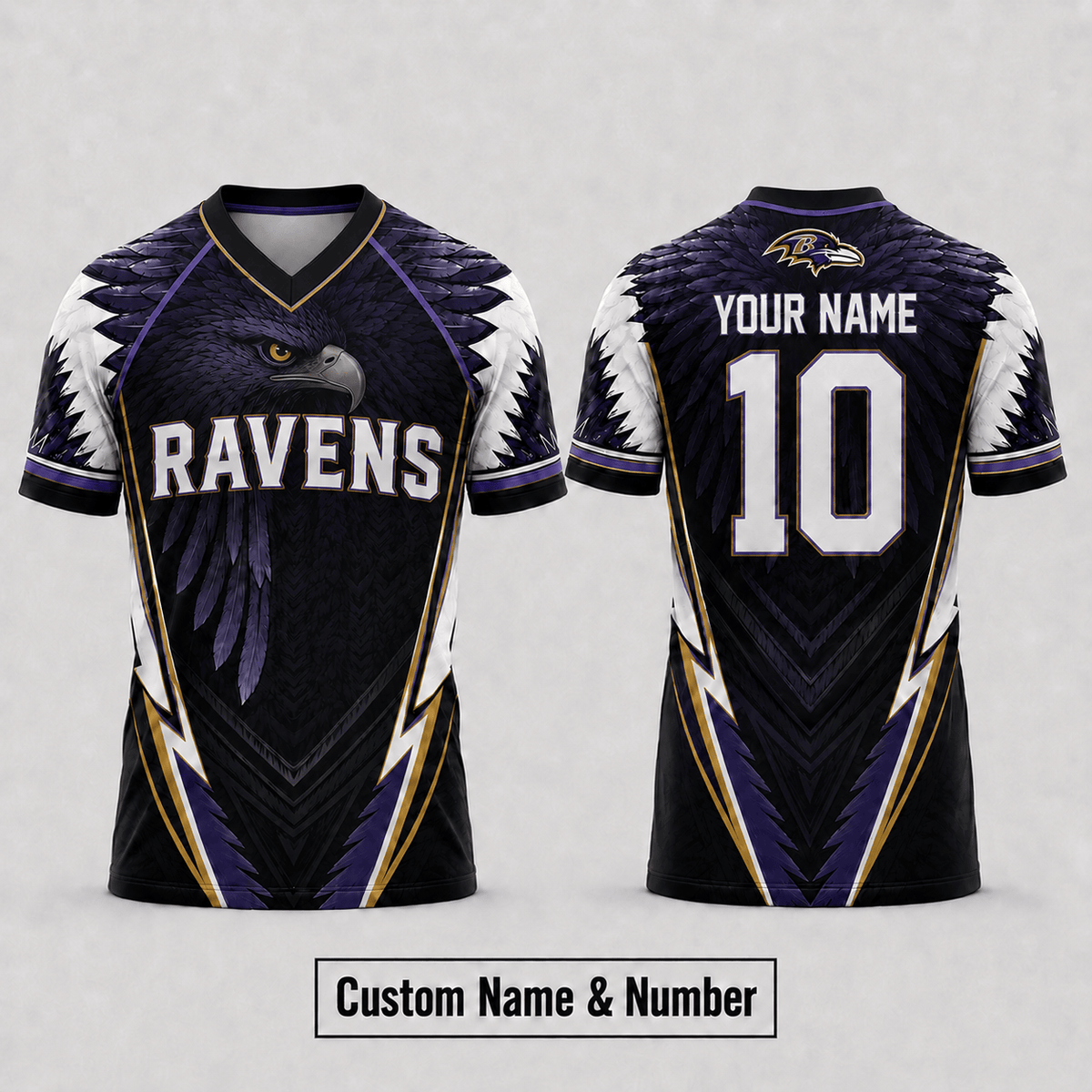 BR Premium NFL Custom Name And Number Jersey For Fierce Football Fans