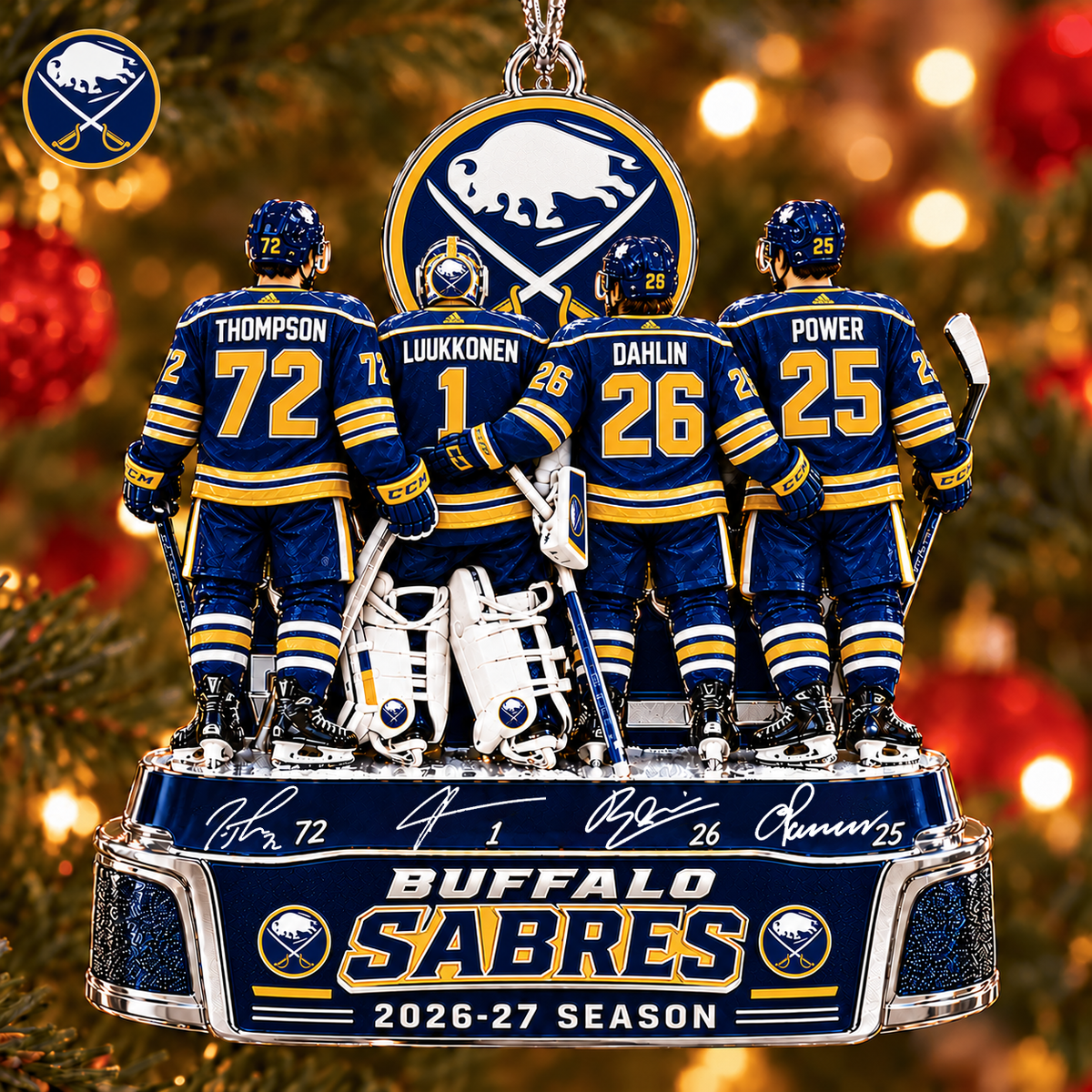 BS x NHL Game Day Premium Personalized Acrylic Ornament Gift For Fan