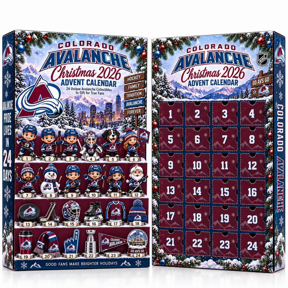 CA x NHL team Advent Calendar Box New Style For Fan