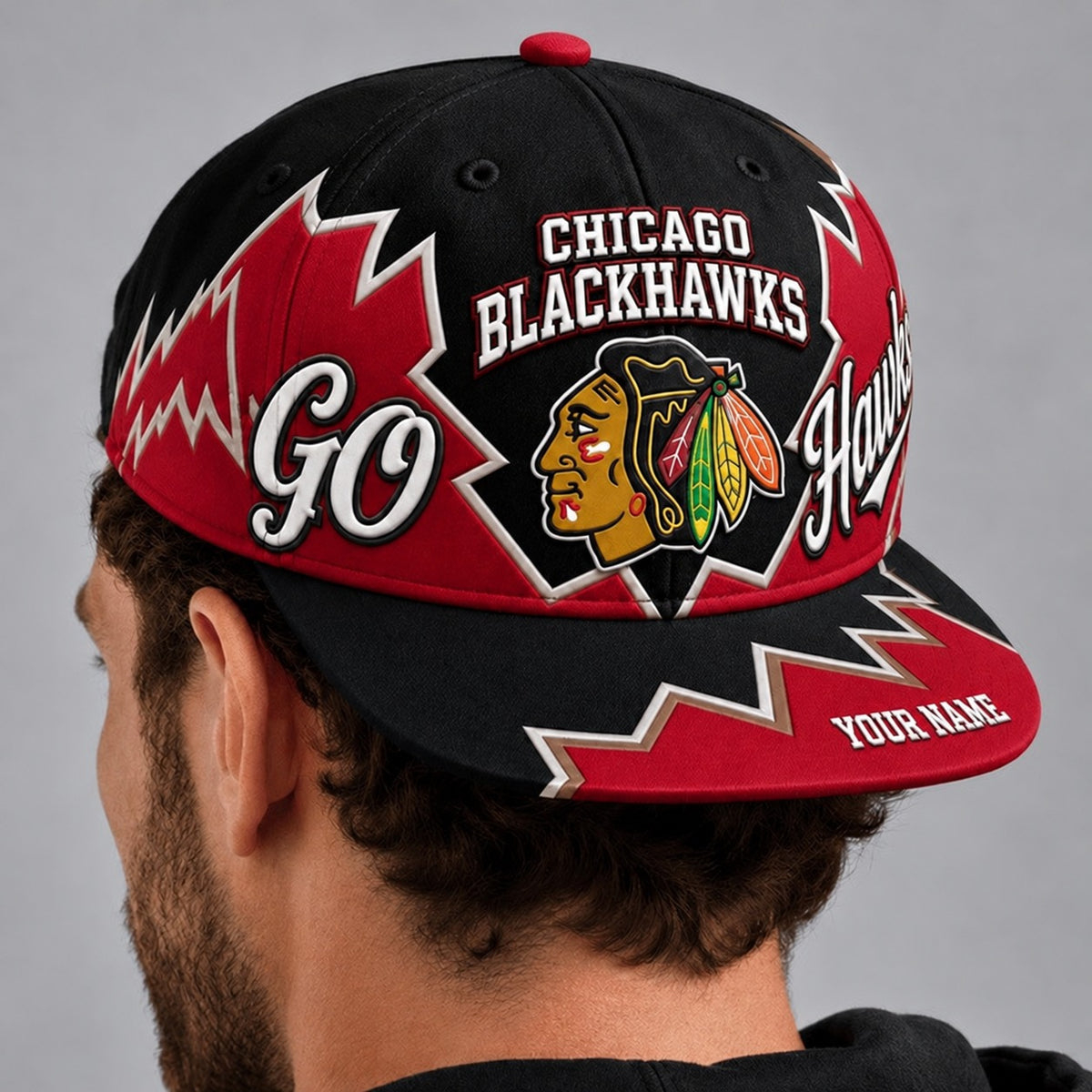 CB x NHL Premium Snapback Hat Personalized Gift For Fan Hockey Men Women