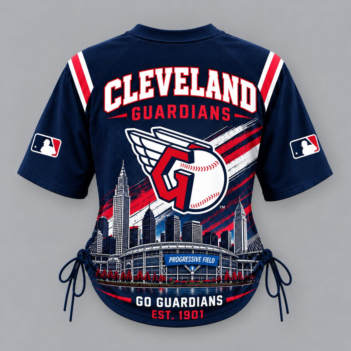 CG Premium MLB Game Day Women Lace-Up Jersey Shirt