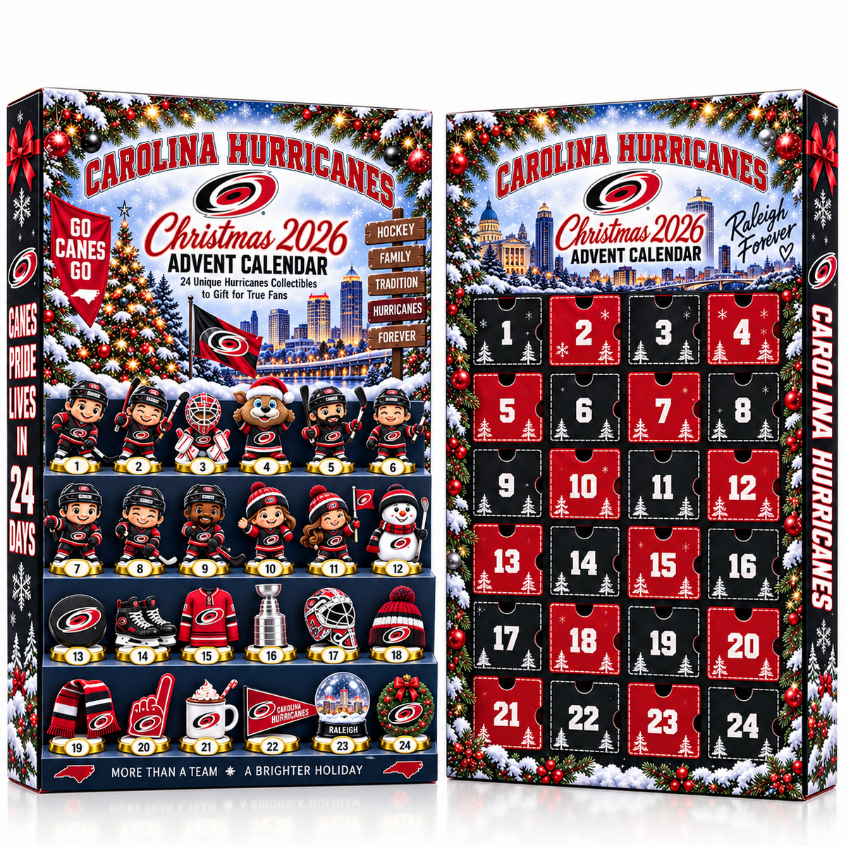 CH x NHL team Advent Calendar Box New Style For Fan