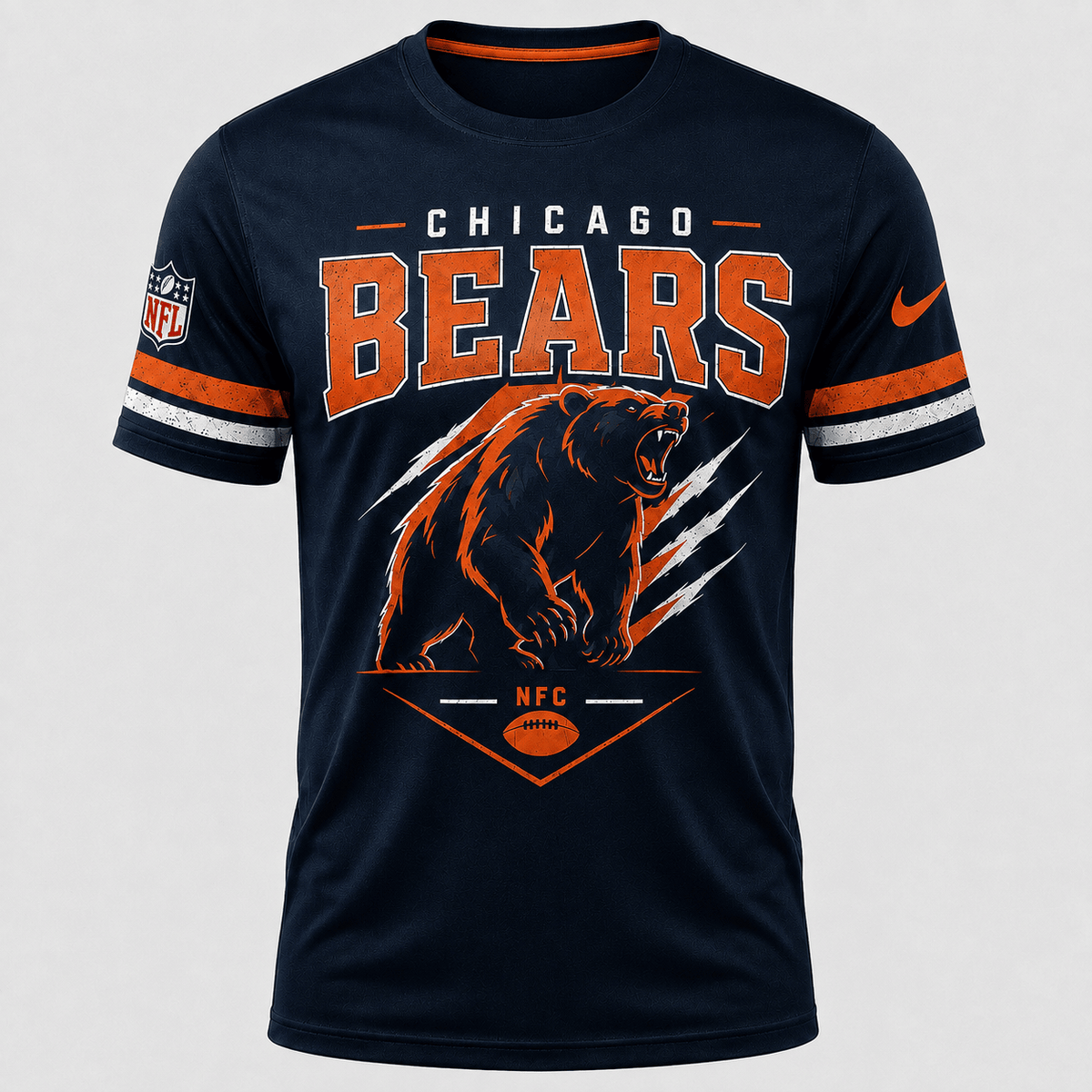 CHI Premium NFL Game Day Stampede 3D Shirt
