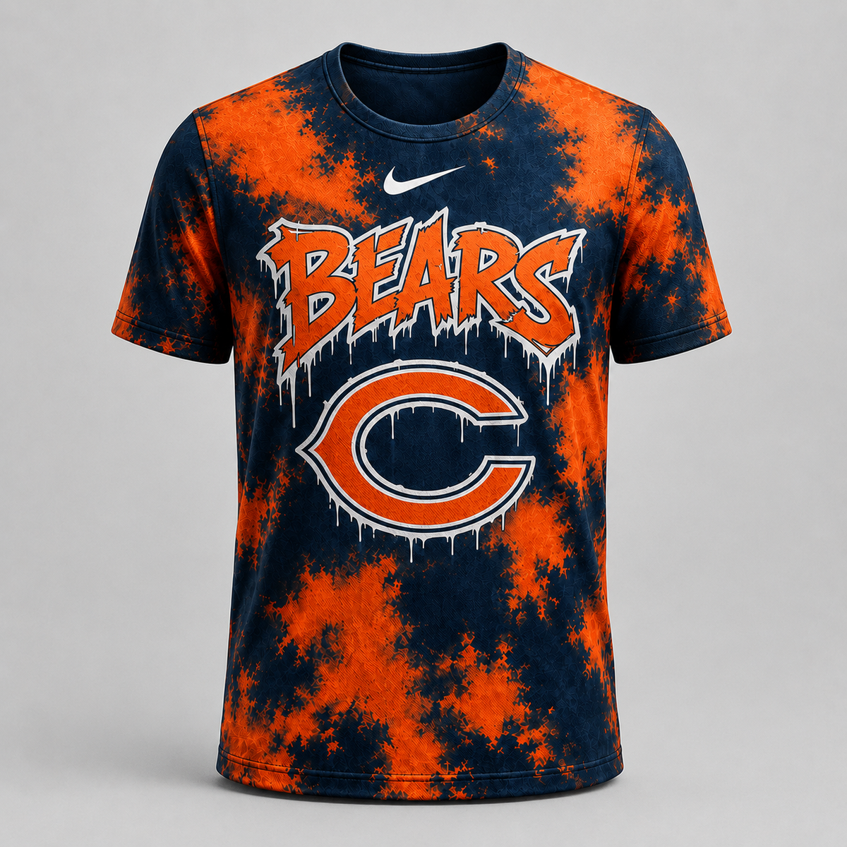 CHI Premium NFL Urban Splash Dye T-shirt