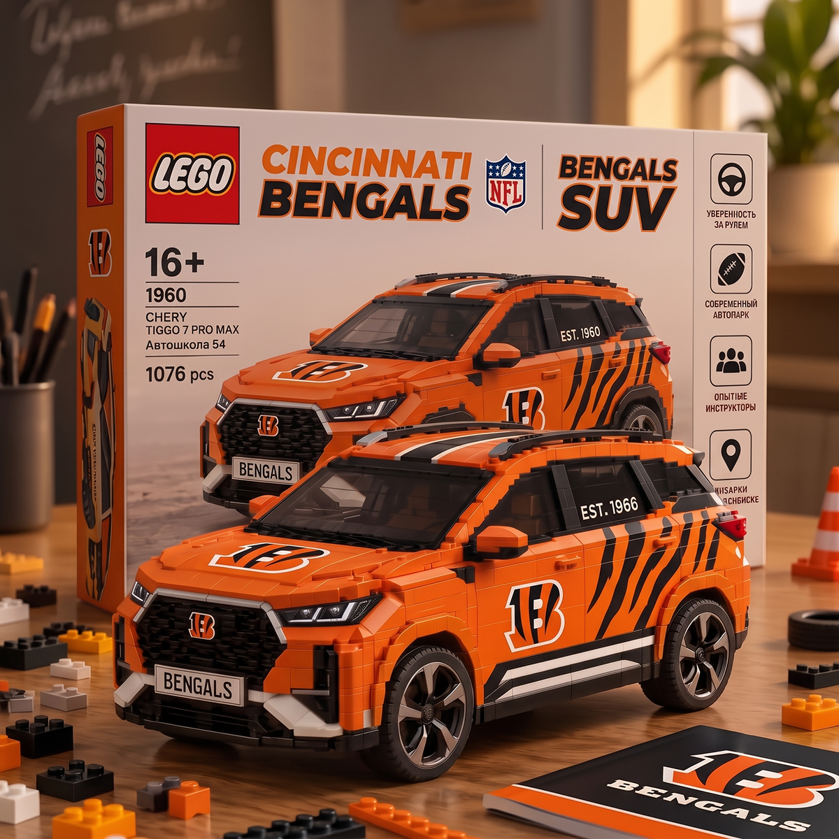 CIN x NFL SUV Lego For Fan