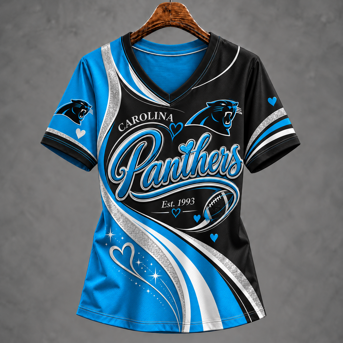 CP x NFL Premium Womenƒ??s V-Neck Shirt