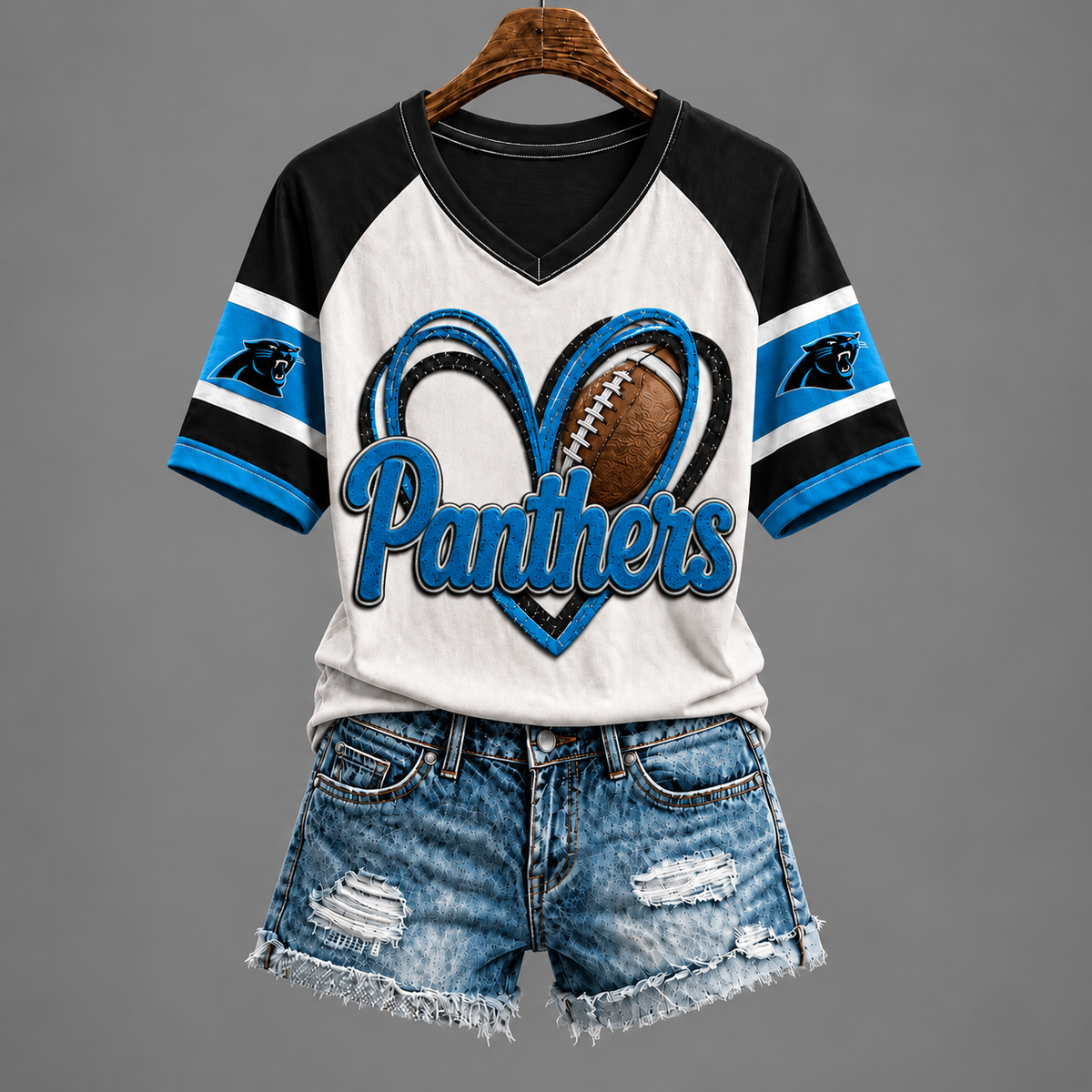 CP x Premium V-Neck Womenƒ??s Shirt