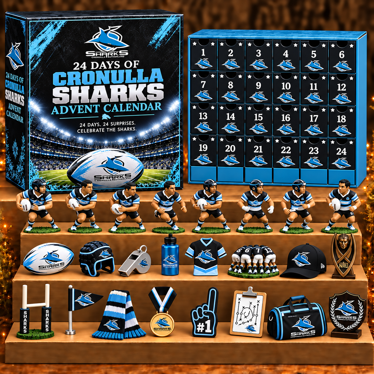 CS x NRL Personalized 24 Days Of Super Rugby Advent Calendar Blink Box