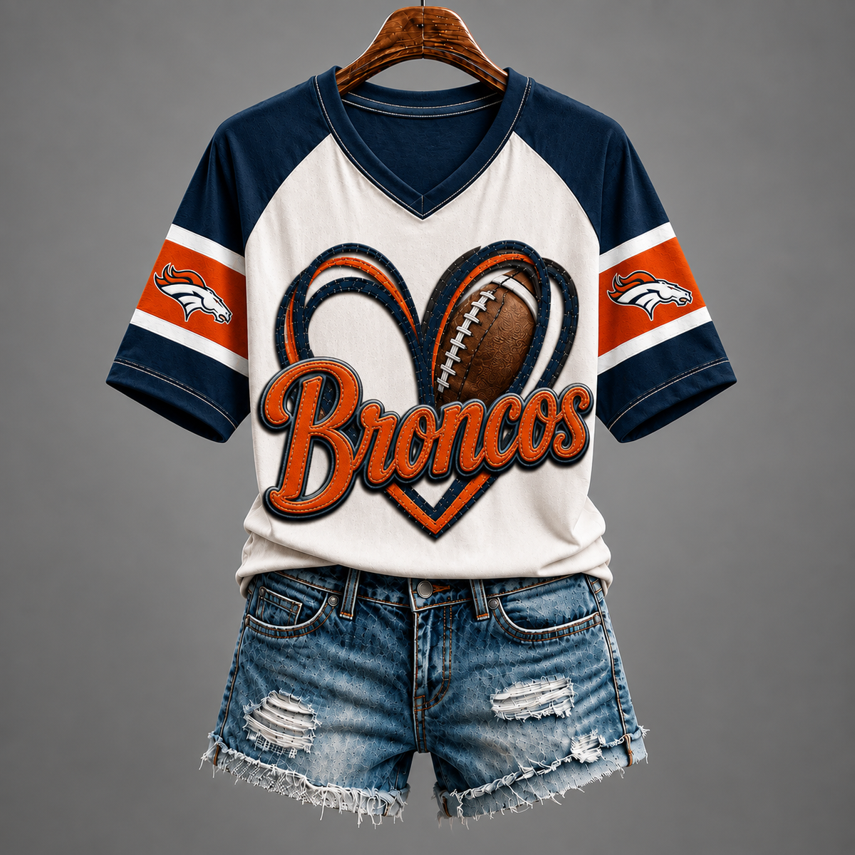 DB x Premium V-Neck Womenƒ??s Shirt