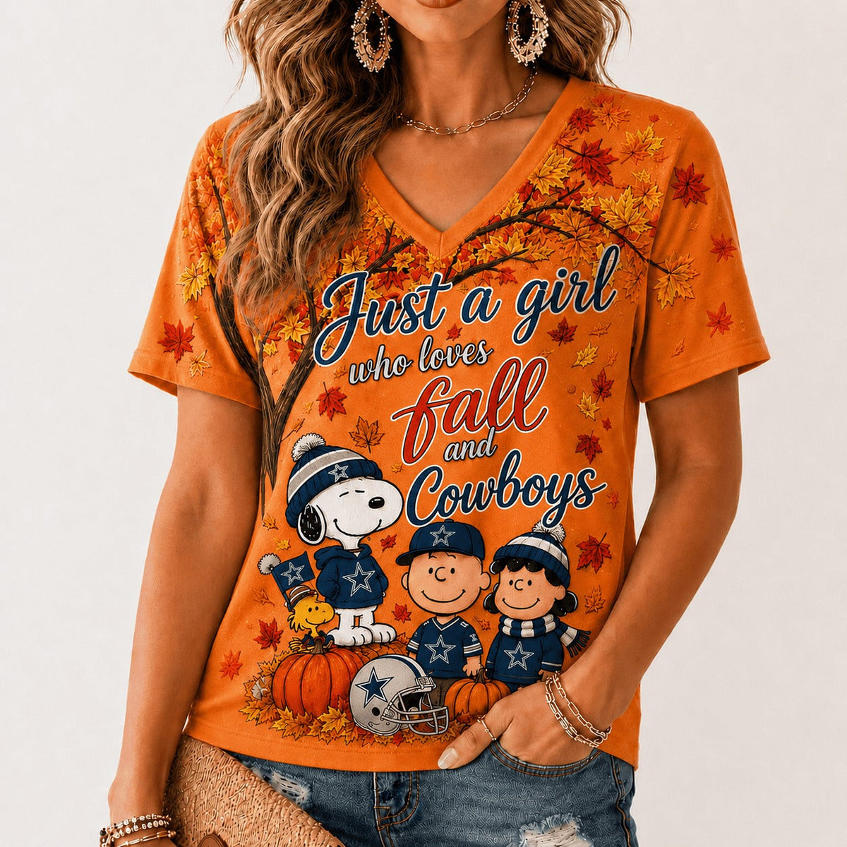 DC Premium NFL Fall Season V-Neck