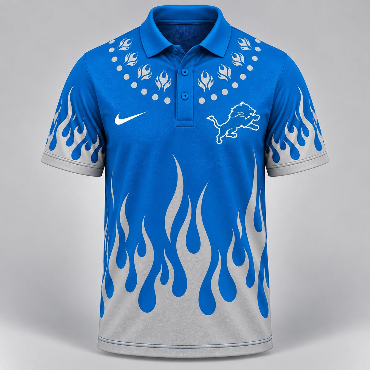 DL Premium NFL Flame Performance Polo Shirt