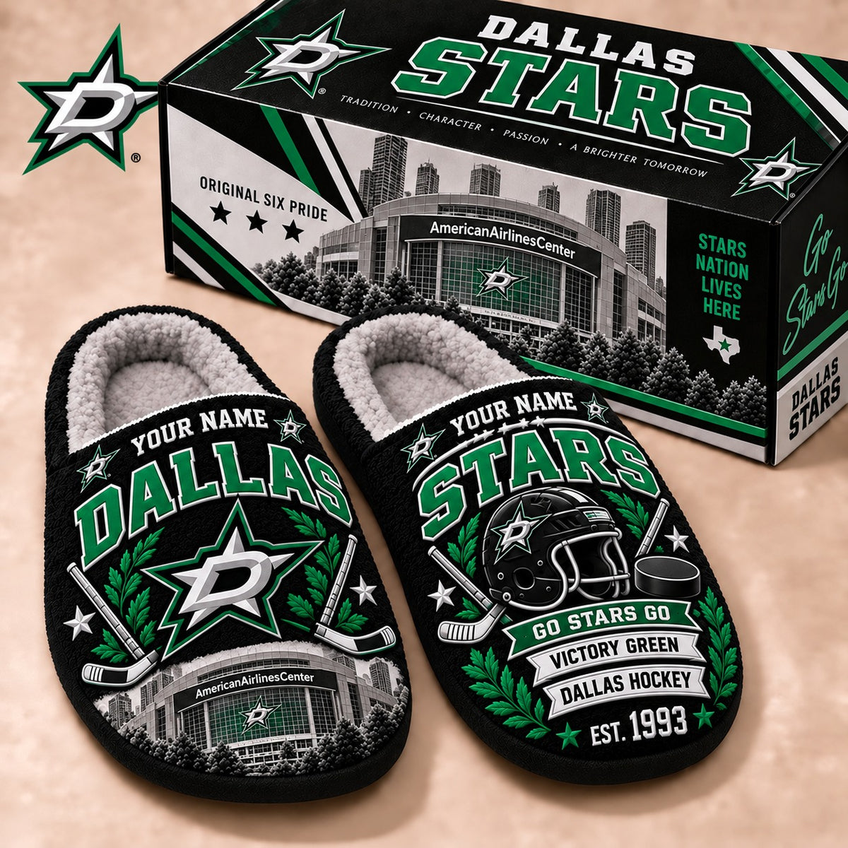 DS x NHL Premium Personalized Slippers Gift For Fan Hockey Men Women