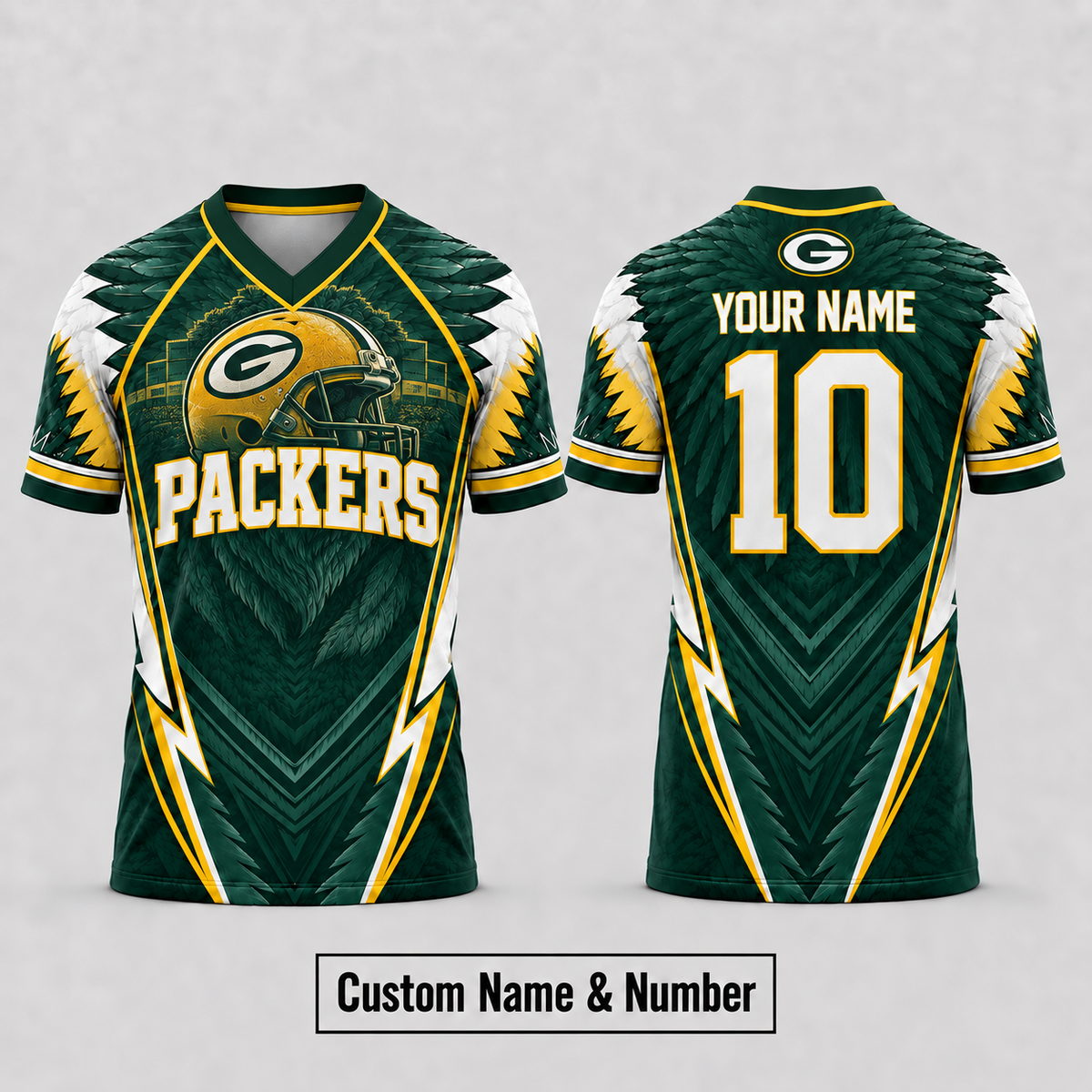 GBP Premium NFL Custom Name And Number Jersey For Fierce Football Fans