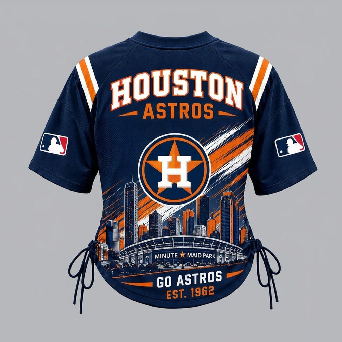 HT Premium MLB Game Day Women Lace-Up Jersey Shirt