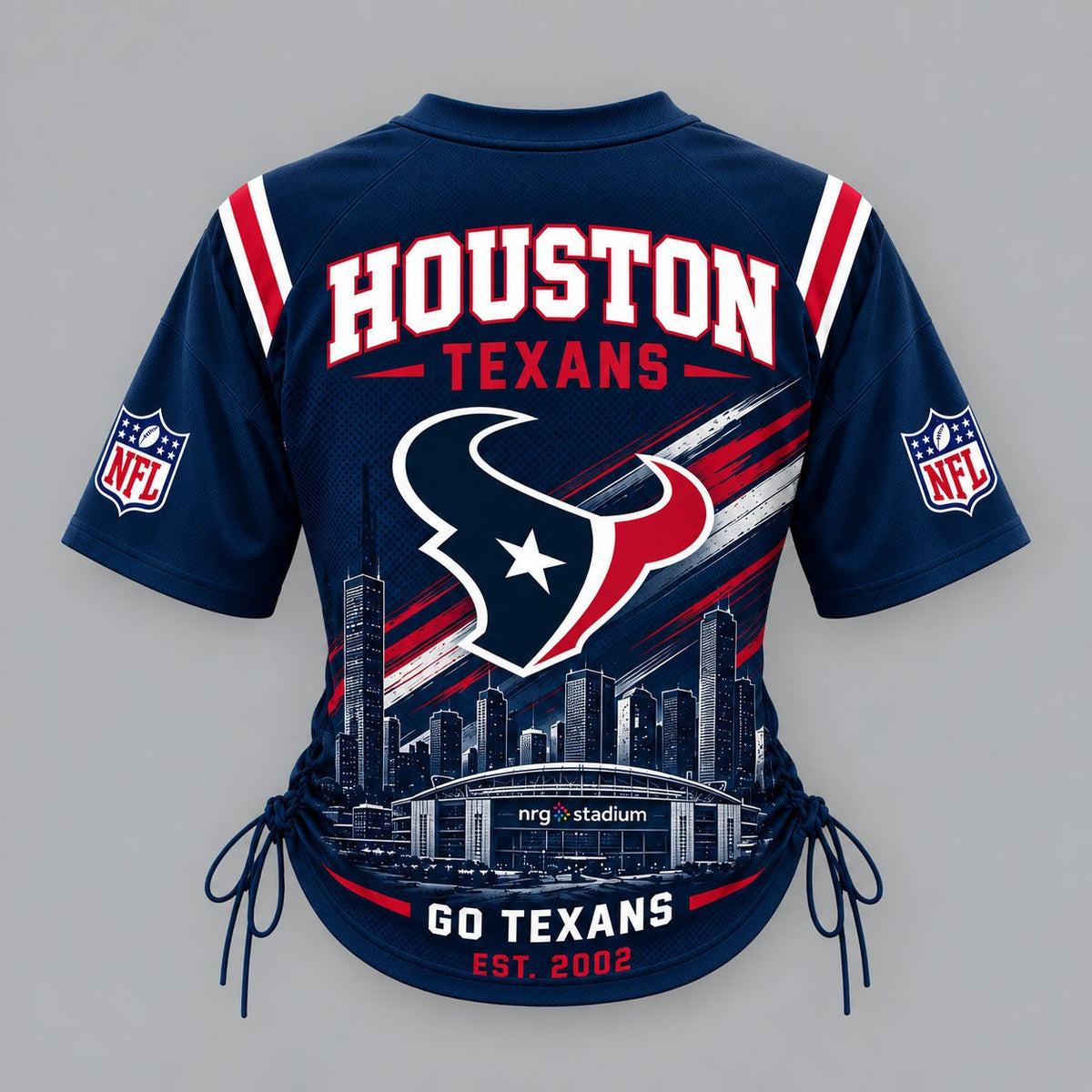 HT Premium NFL Game Day Women Lace-Up Jersey Shirt