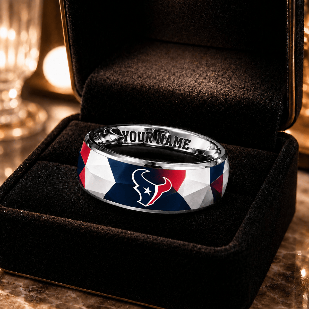 HT x NFL Ring Custom Name For Fan