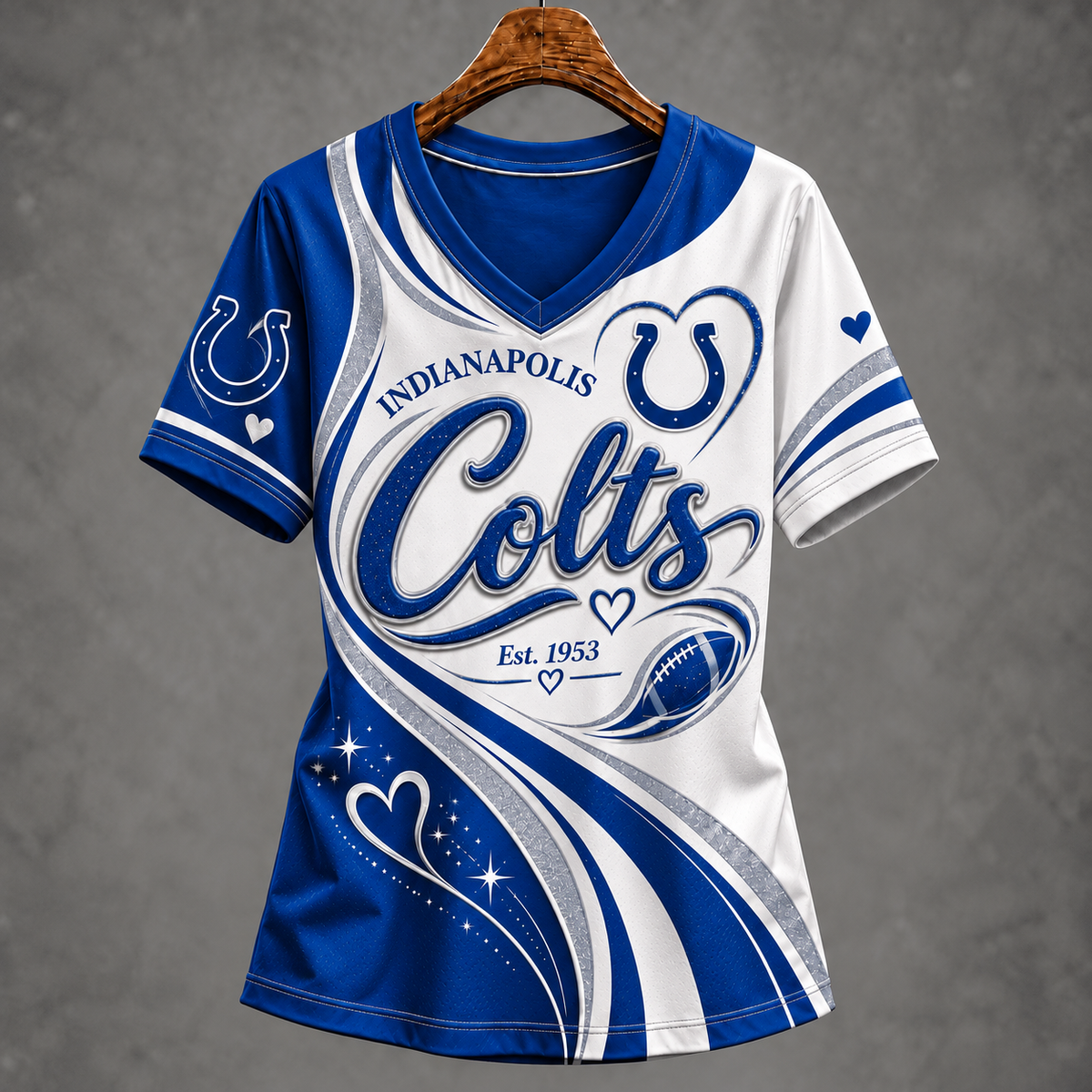 IC x NFL Premium Womenƒ??s V-Neck Shirt