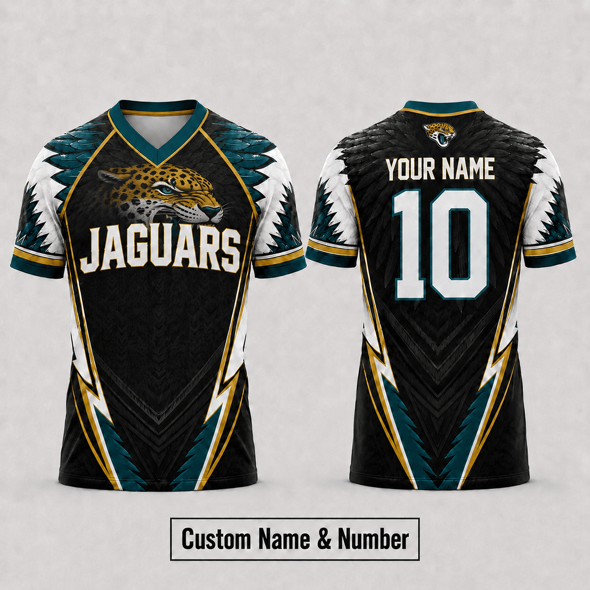 JJ Premium NFL Custom Name And Number Jersey For Fierce Football Fans