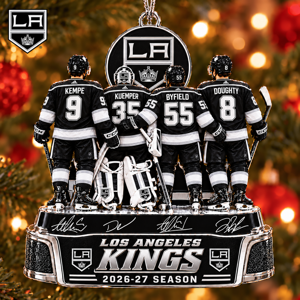 LAK x NHL Game Day Premium Personalized Acrylic Ornament Gift For Fan