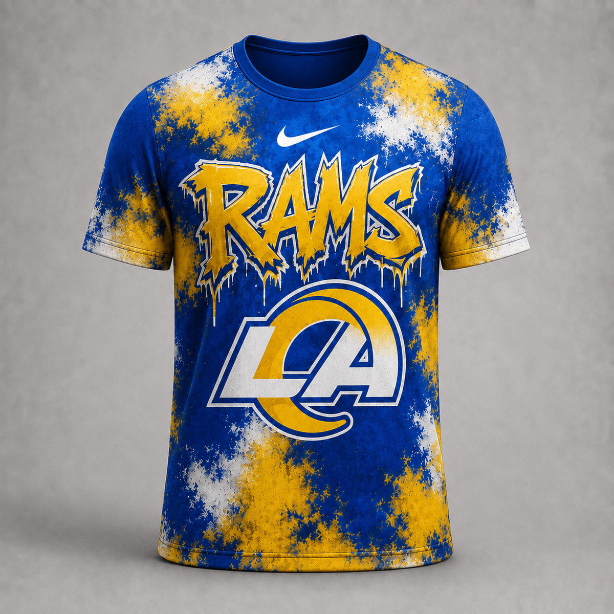 LAR Premium NFL Urban Splash Dye T-shirt