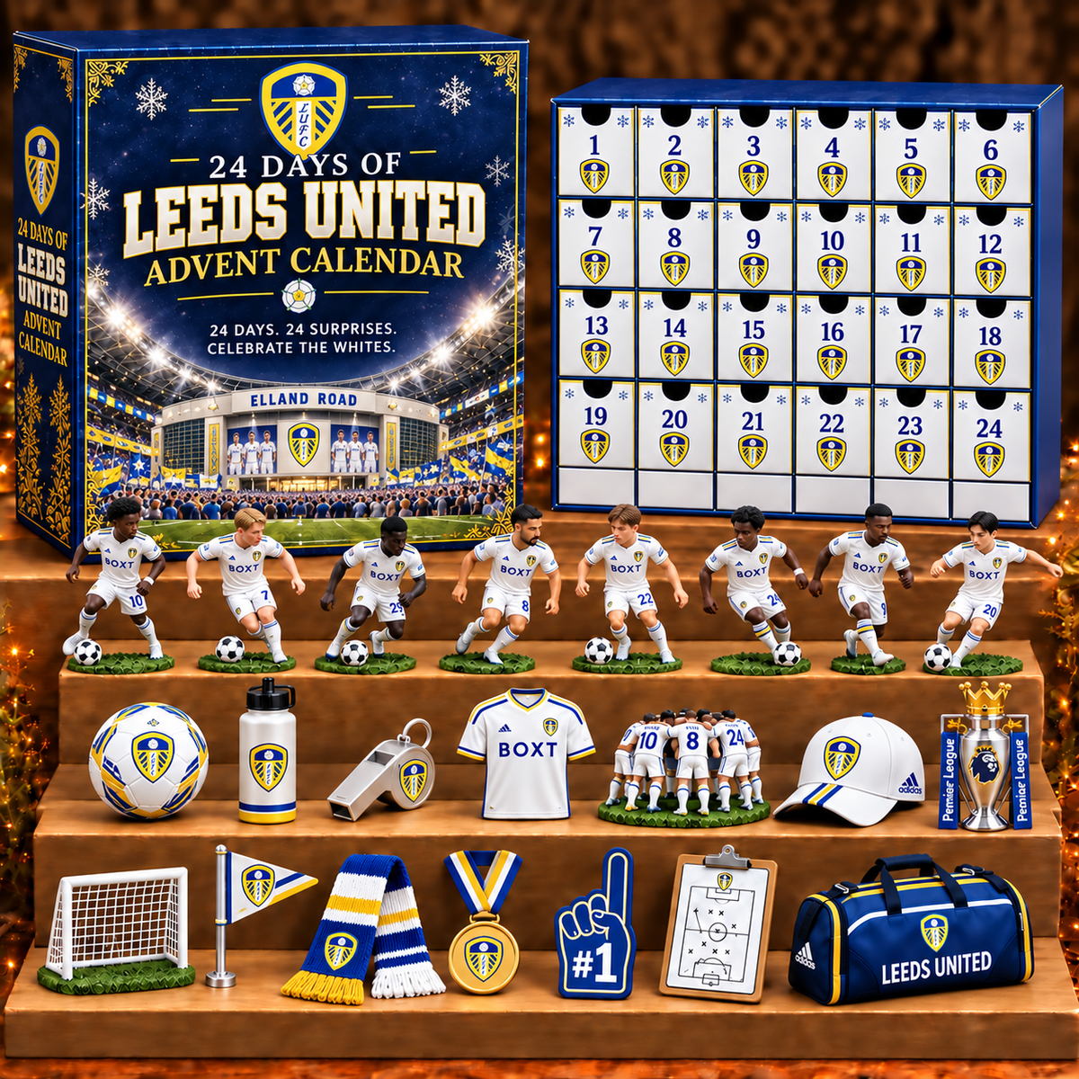 LEE x EPL Personalized 24 Days Of American Football Advent Calendar Blink Box