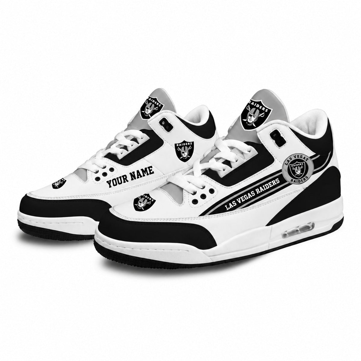 LVR x NFL Basic White Genuine Leather JD03 Shoes Men and Women