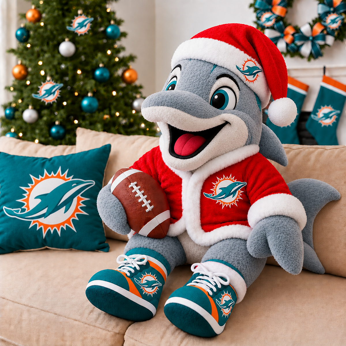 MIA x NFL Luxury Plush Pillows