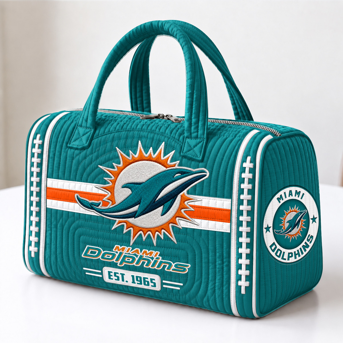 LV x NFL Quilted Luggage Travel Bag
