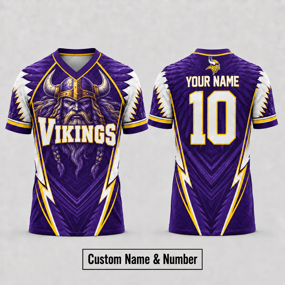 MV Premium NFL Custom Name And Number Jersey For Fierce Football Fans