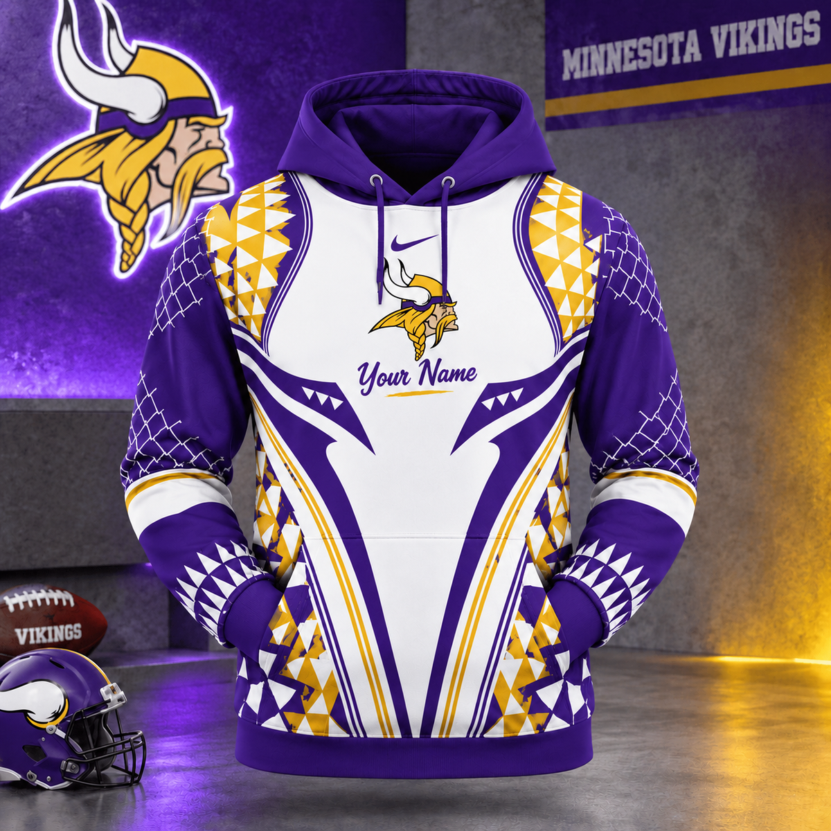 MV Premium NFL Football Graphic Hoodie