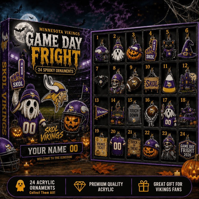 MV x NFL Customized Halloween Blind Box Advent Calendar 2026 Gift For Fan