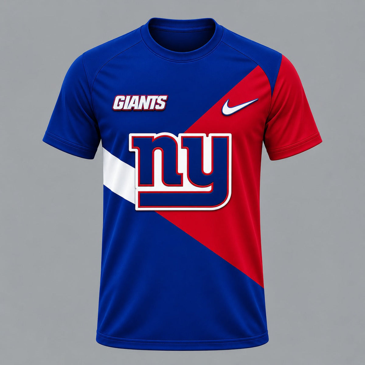 NYG Premium Football T-shirt Over Print