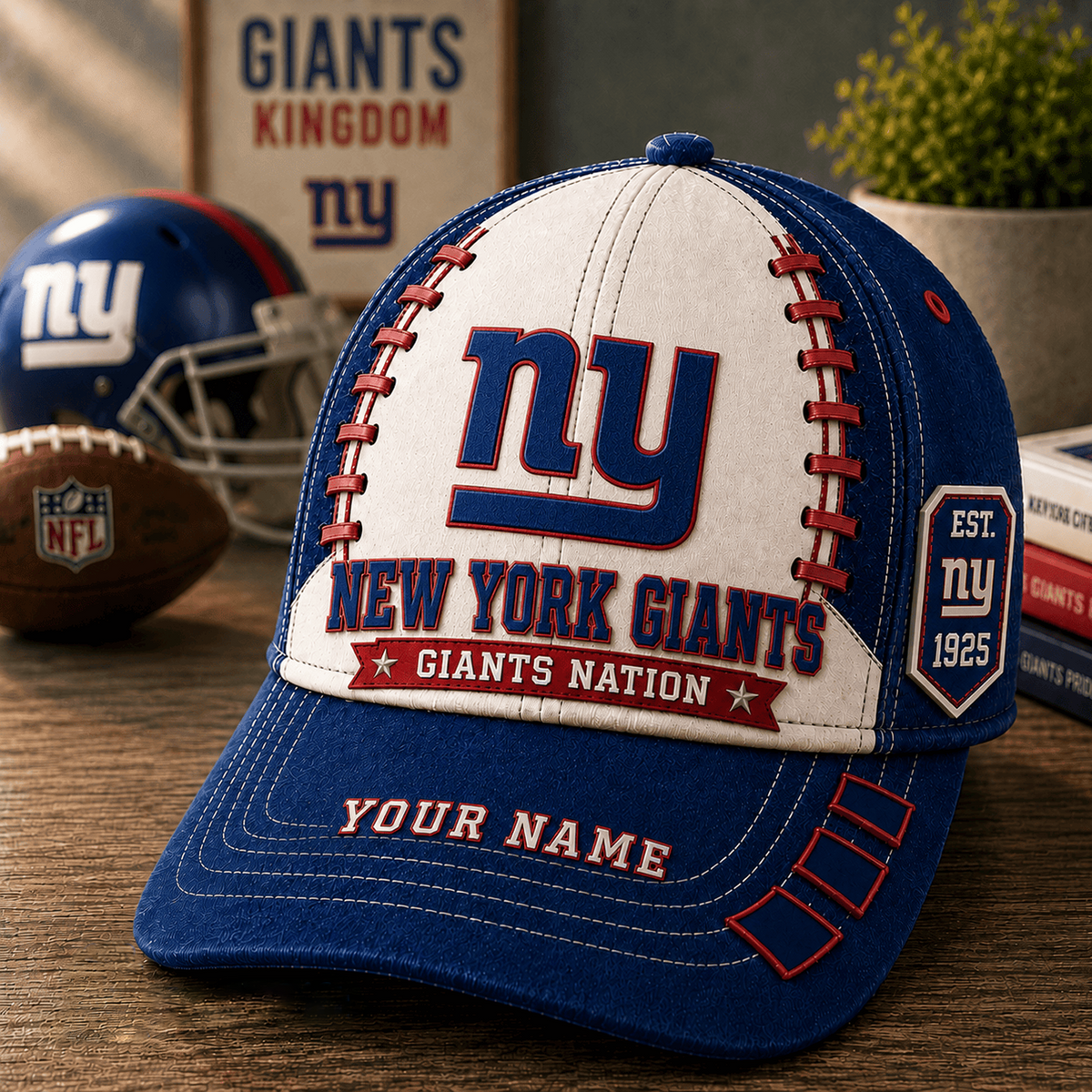 NYG x NFL Personalized Classic Cap