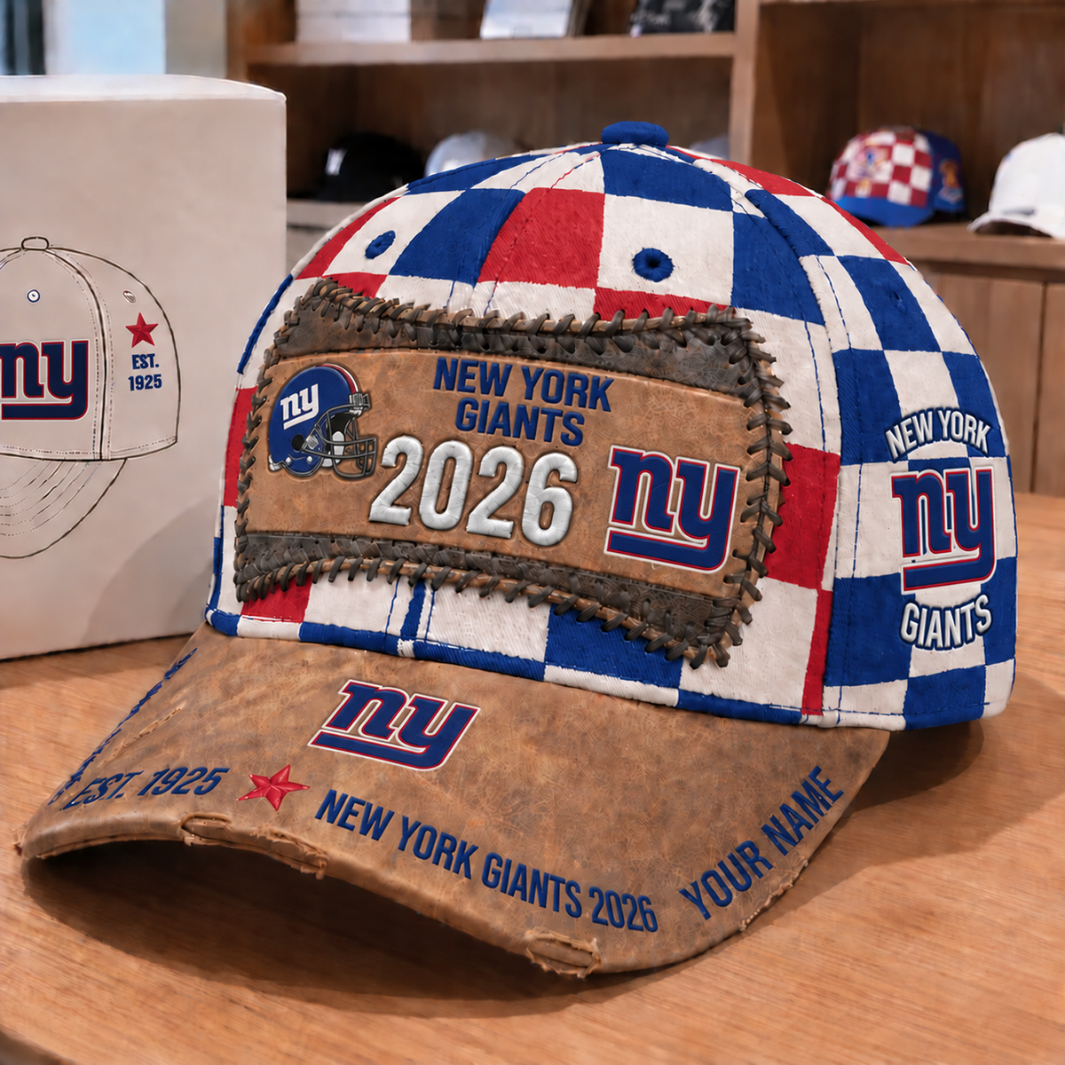 NYG x NFL Vintage Casual Football Hat