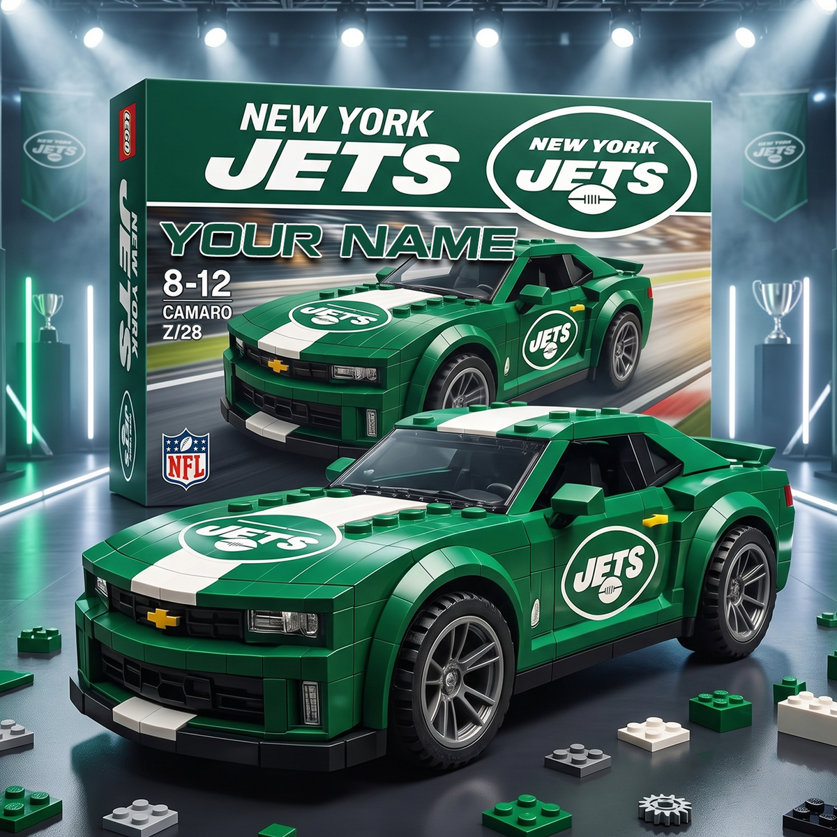 NYJ x NFL Football Team Camaro Z28 V2