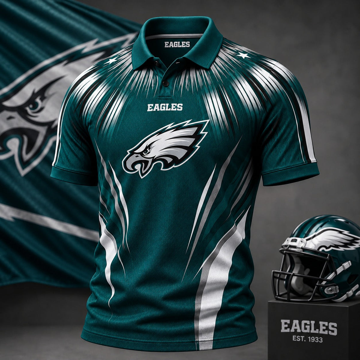 PE Premium NFL Victory Rush Polo Shirt