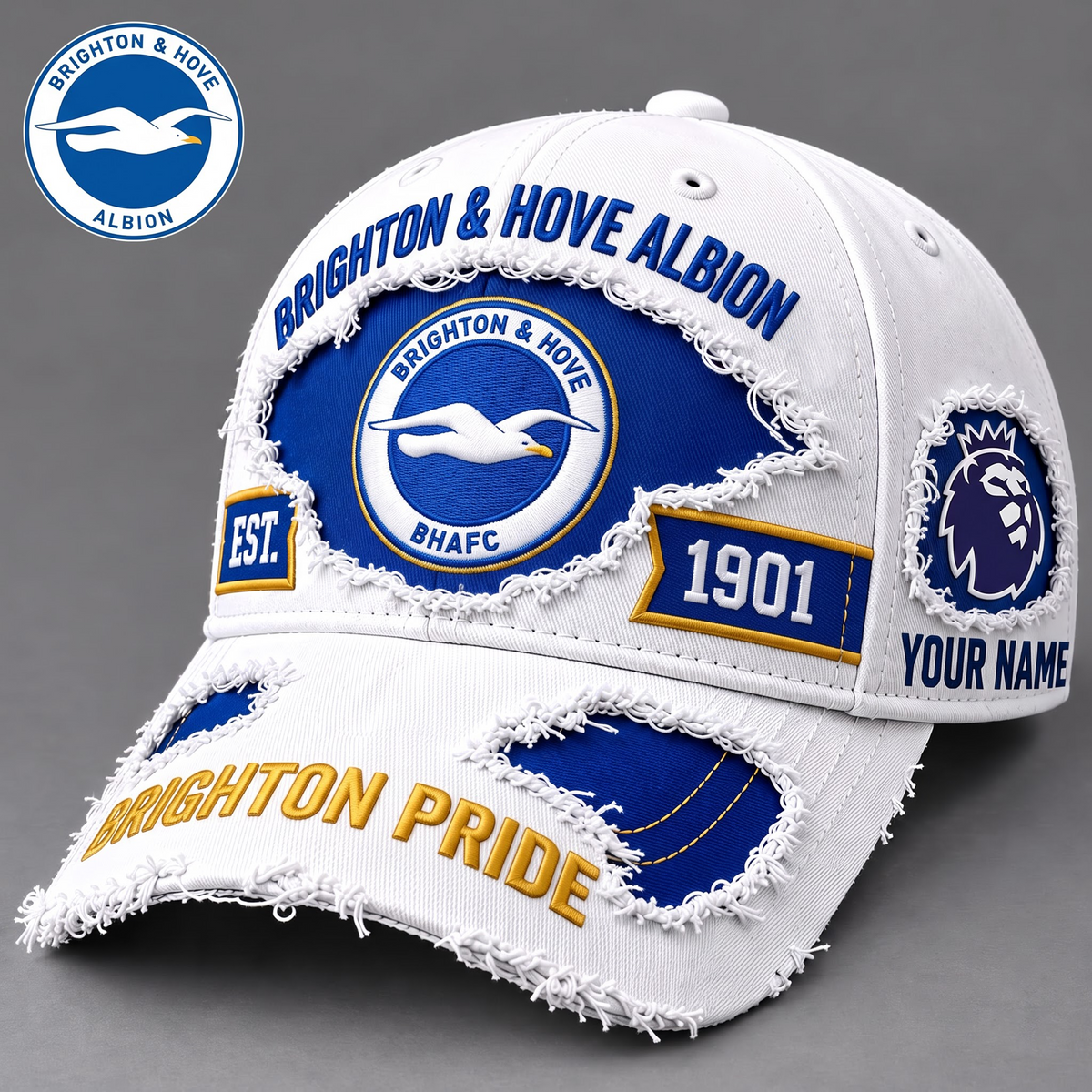 PREMIUM EPL X BH EXCLUSIVE PERSONALIZED CAP FOR GAME DAY