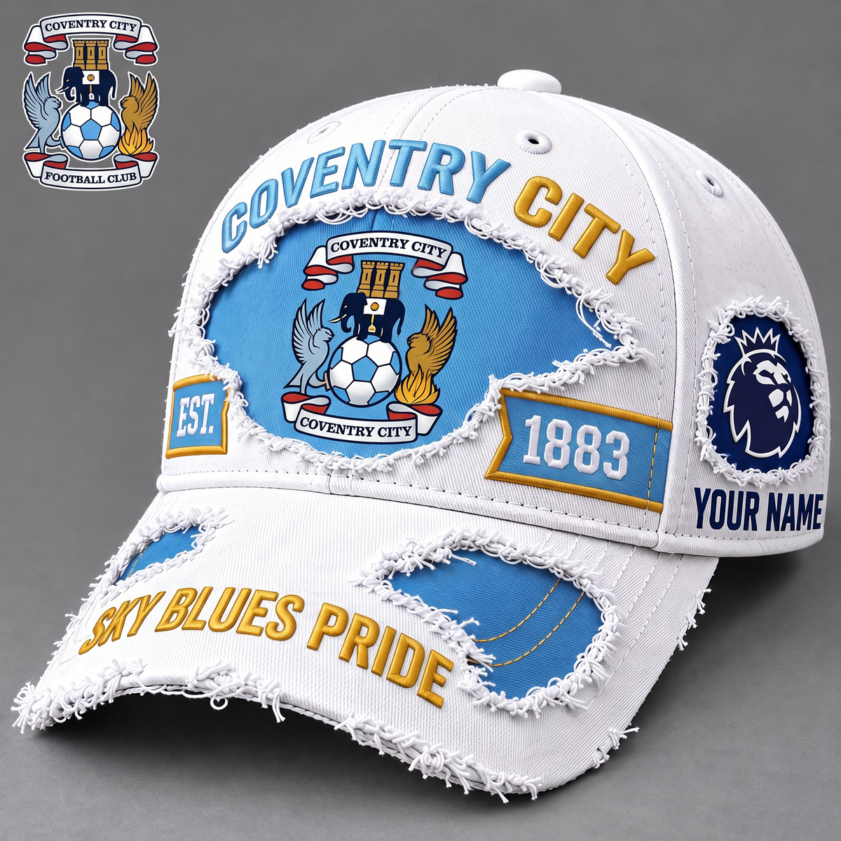 PREMIUM EPL X CC EXCLUSIVE PERSONALIZED CAP FOR GAME DAY