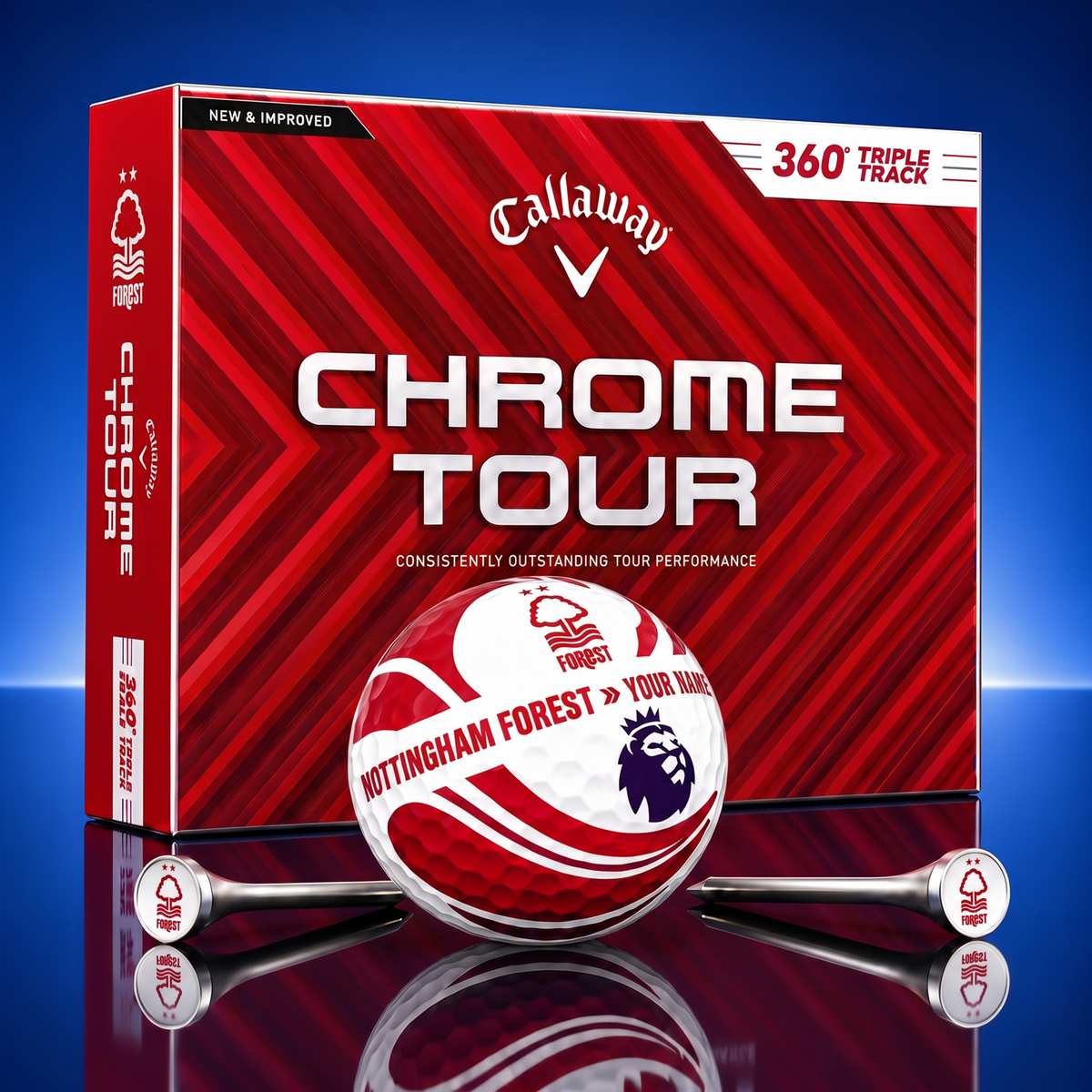 PREMIUM EPL X NF EXCLUSIVE TOURNAMENT PERSONALIZED GOLF BALL V30 COLLECTION