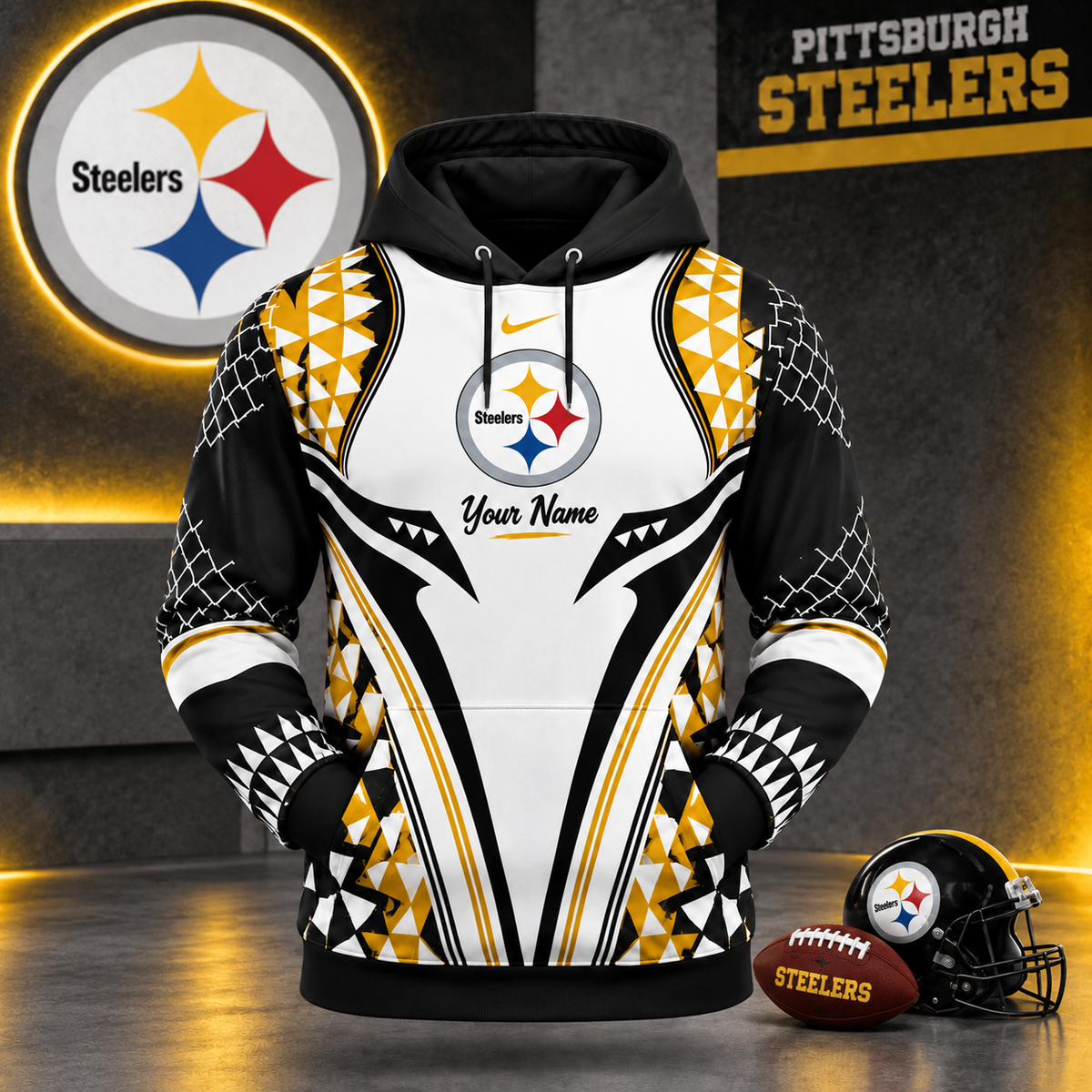 PS Premium NFL Football Graphic Hoodie