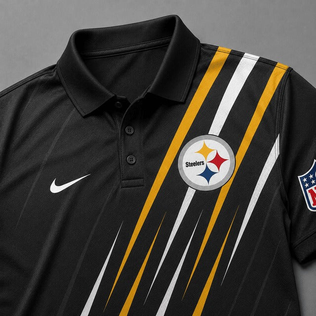 PS Premium NFL Premium Athletic Stripe Polo Shirt