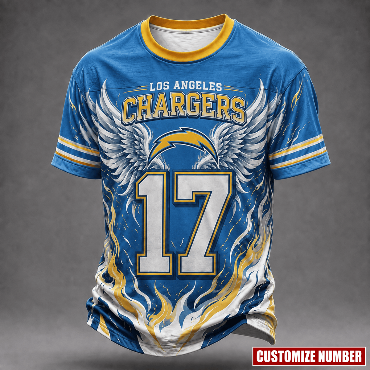Premium NFL X LAC EXCLUSIVE PERSONALIZED Wings of Fury T-Shirt LIMITED EDITION