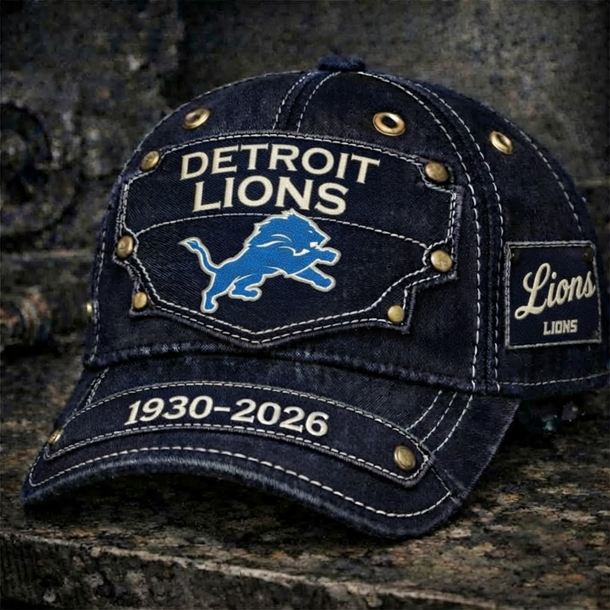 Premium NFL x DET Cap