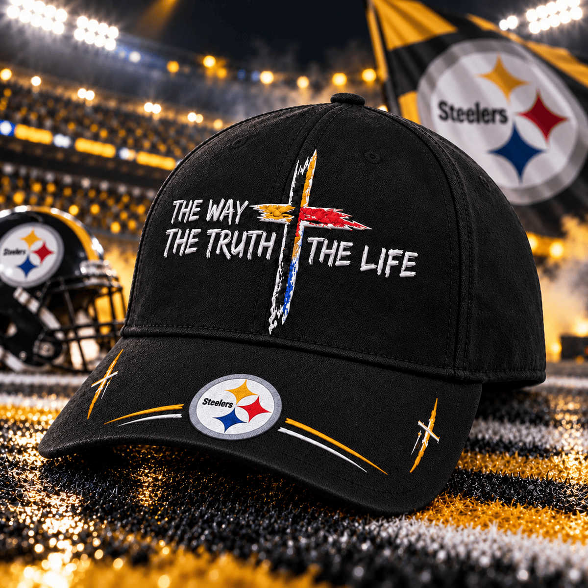 Premium NFL x PIT The Way The Truth The Life Cap