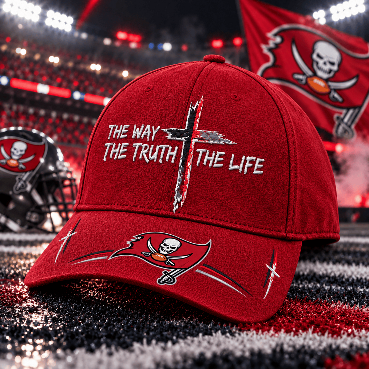 Premium NFL x TB The Way The Truth The Life Cap