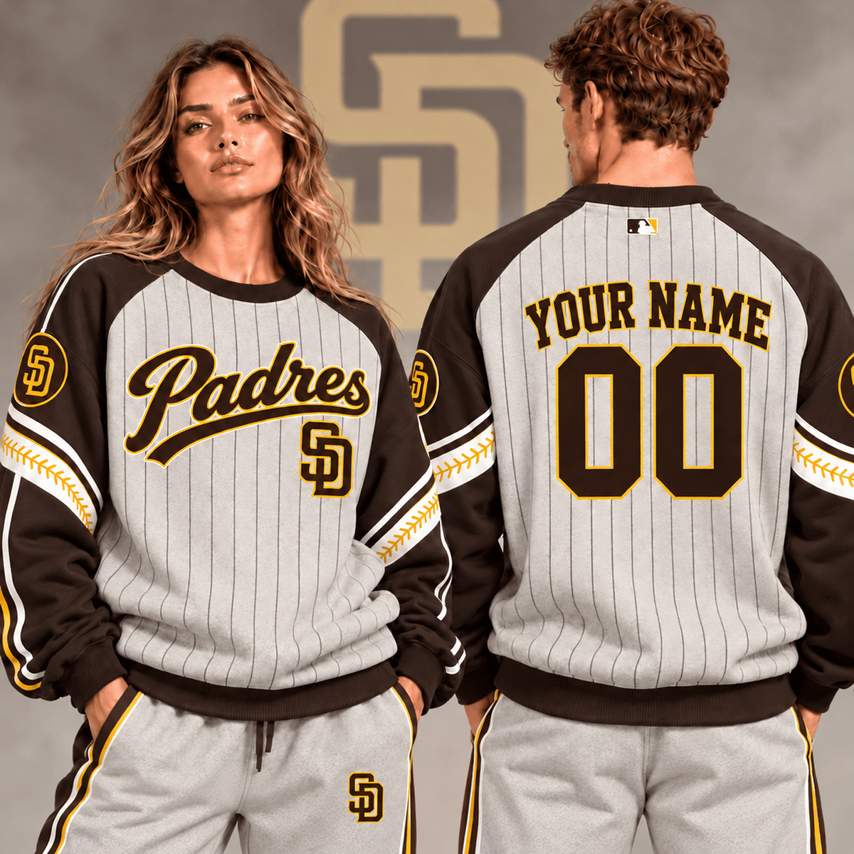 SD x MLB Personalized Name Sweatshirt